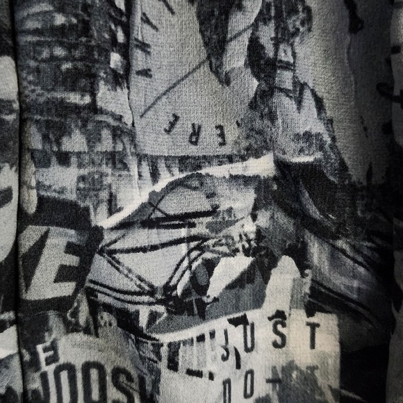 Nike Mens Hoodie Therma Dri-fit Pullover Black Gray Graphic XL - Picture 5 of 6